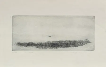 Etching Zobel - La cigüeña