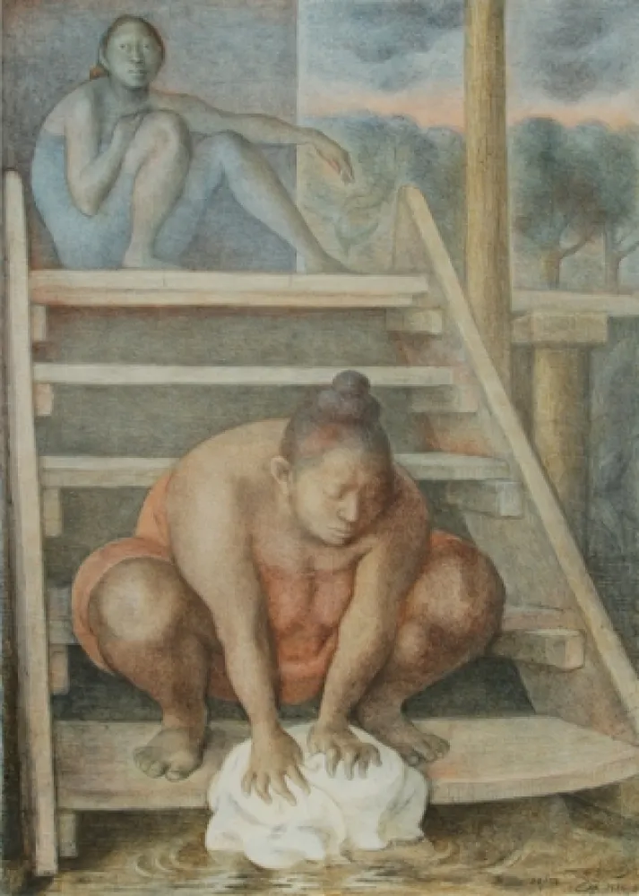 Lithograph Zuniga - La Escelara