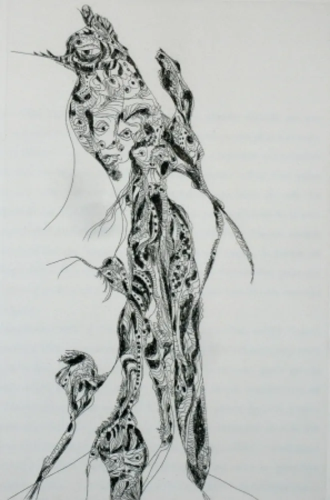 Etching And Aquatint Zurn - Oracles et spectacles 8