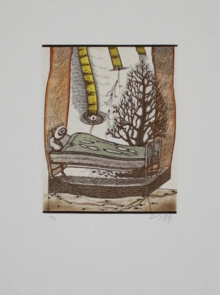 Etching And Aquatint Zush - Asick