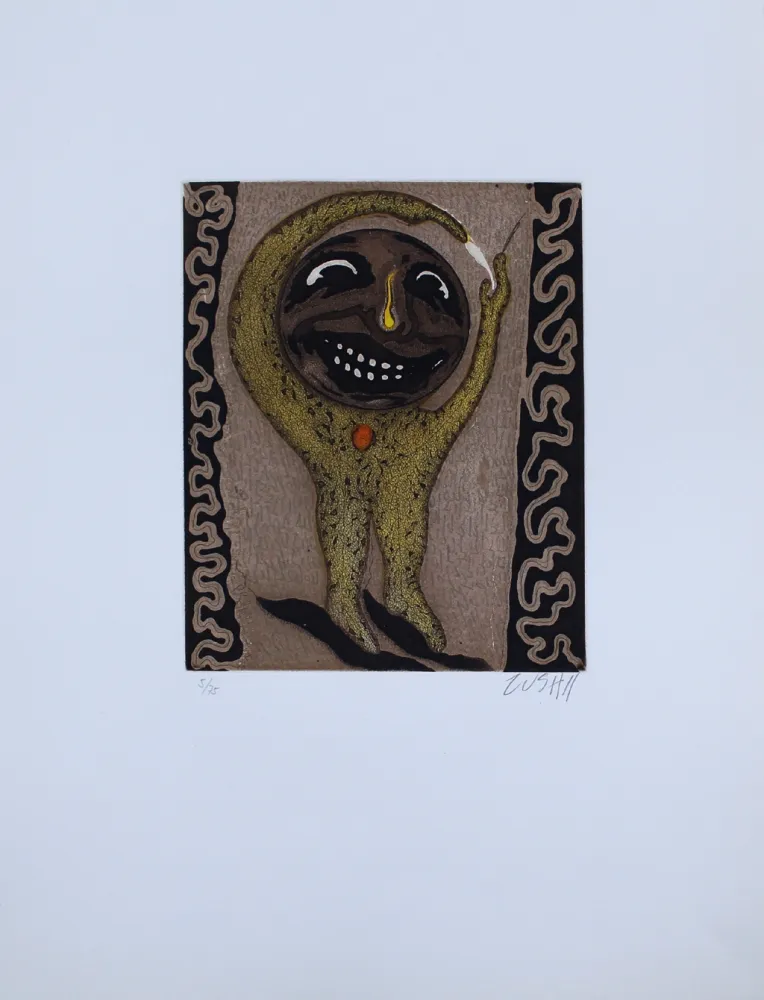 Etching And Aquatint Zush - Asuvro