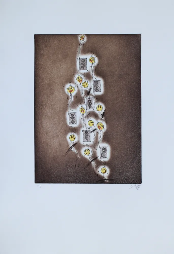 Etching And Aquatint Zush - Dosuneros