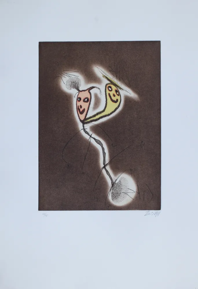 Etching And Aquatint Zush - Goobad