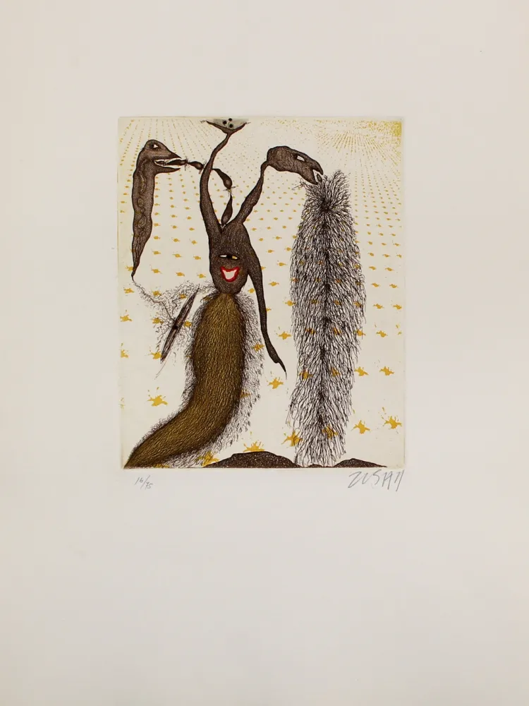 Etching And Aquatint Zush - Senidros