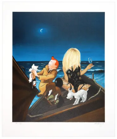 Lithograph Ahlberg - Sans Titre