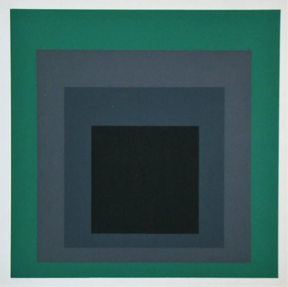 Screenprint Albers - Grisaille and Patina, 1965