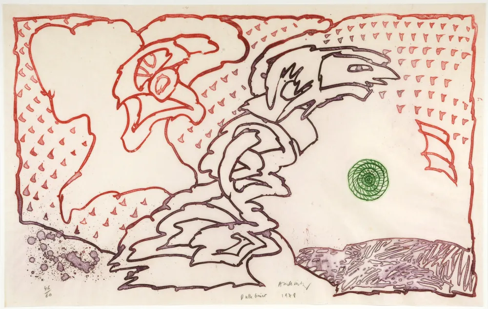 Etching And Aquatint Alechinsky - Dulle Griet