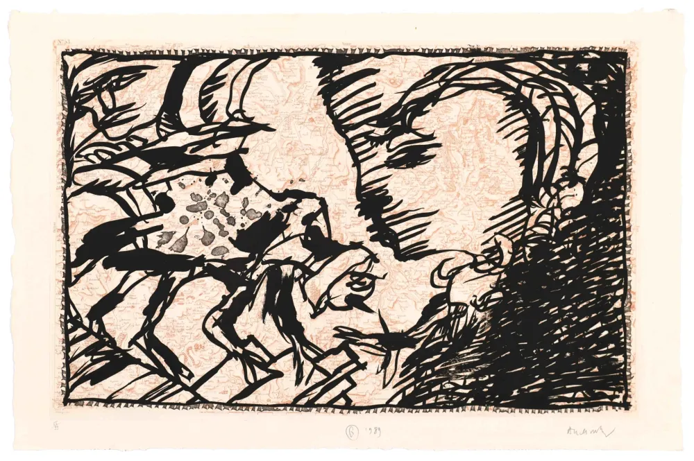 Engraving Alechinsky - Le Retour au Foyer