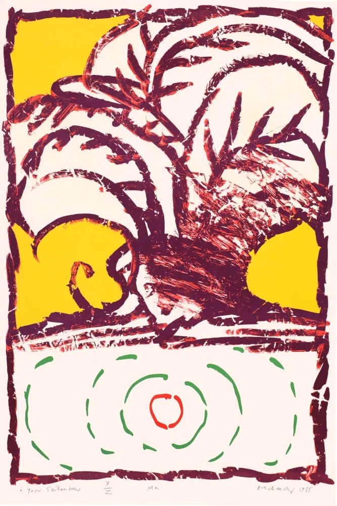 Lithograph Alechinsky - Salon de mai 