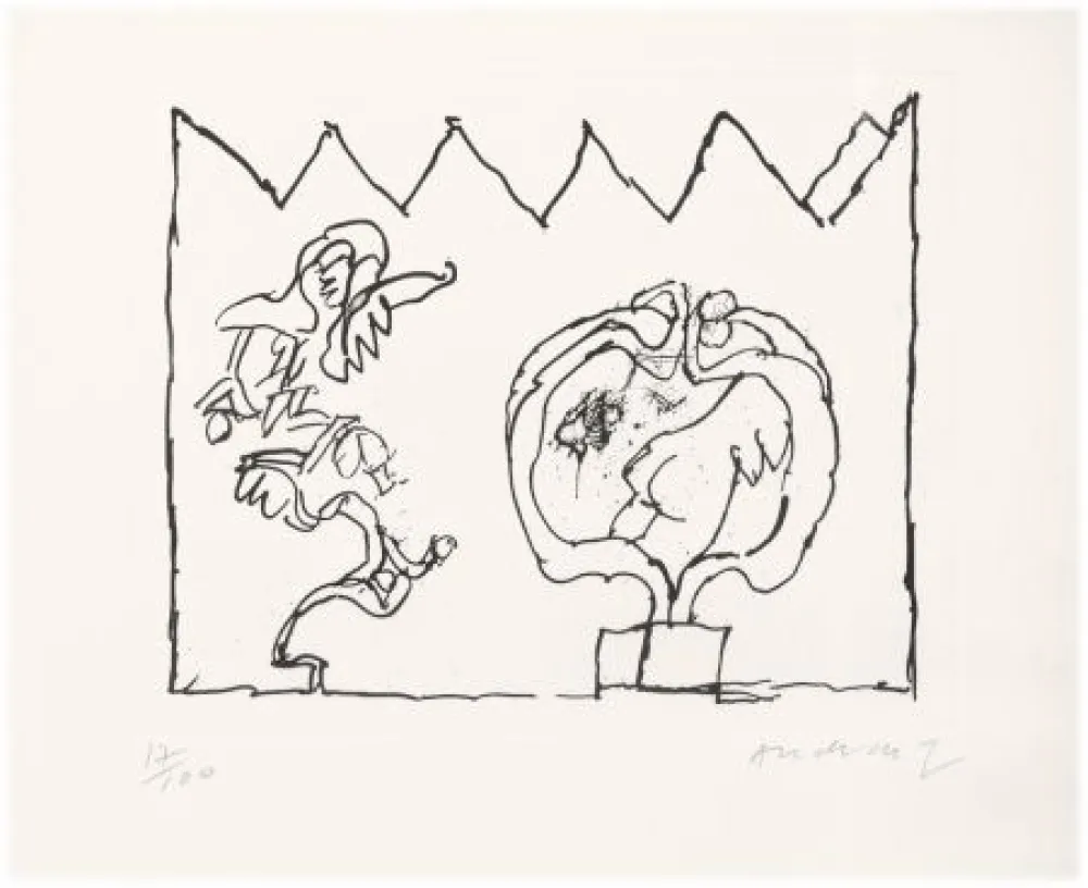Engraving Alechinsky - Sans titre