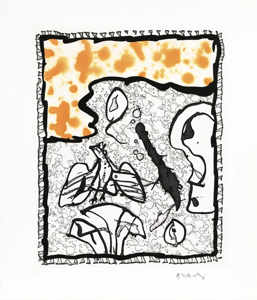 Linocut Alechinsky - Traité des excitants modernes 01