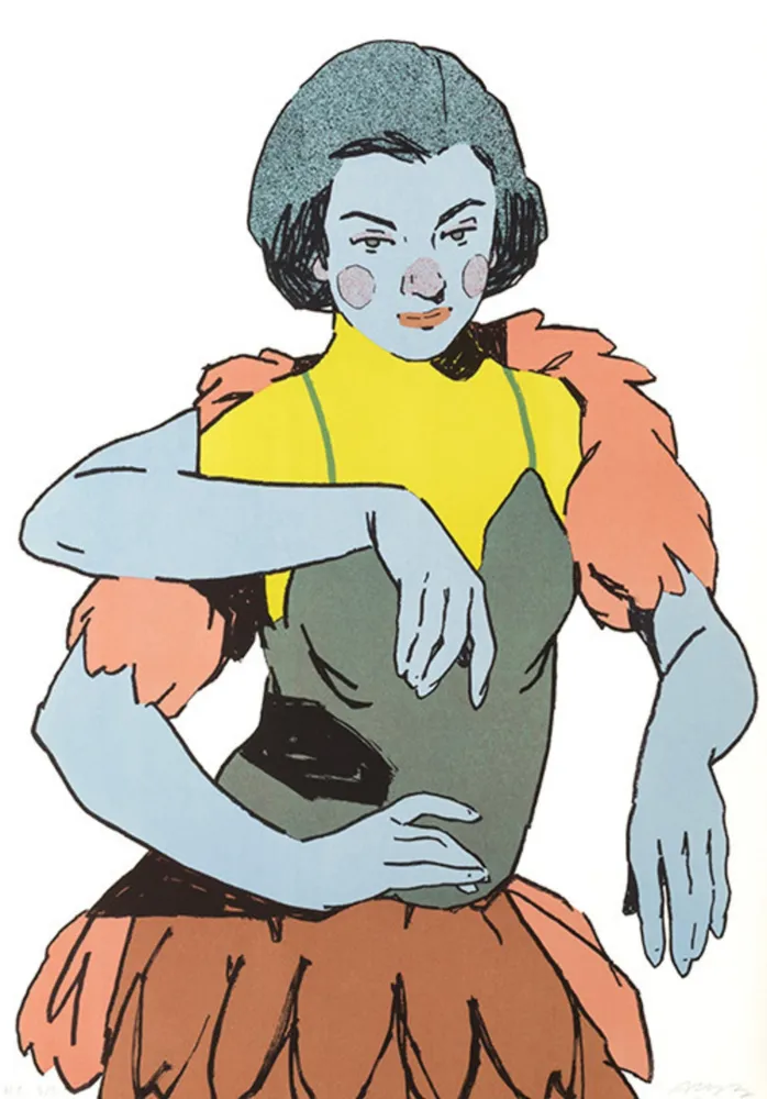 Lithograph Aryz - El festejo-2