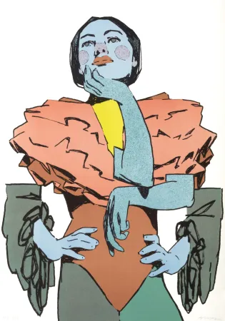 Lithograph Aryz - El festejo-5