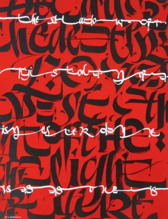 Screenprint Barcellona - Shadows of Tomorrow