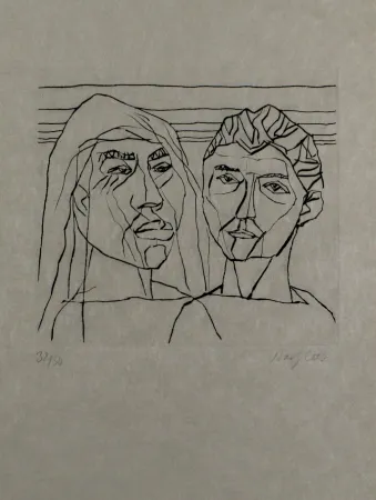 Etching Bargheer - Der Gast