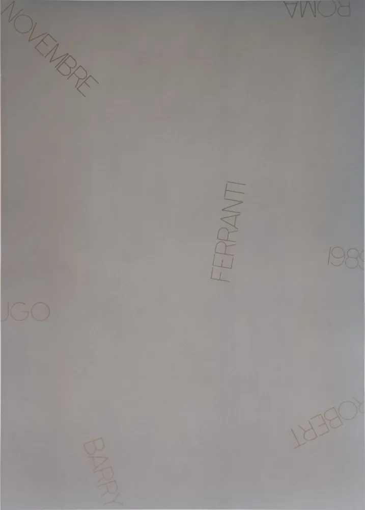 Screenprint Barry - Ugo Ferranti Roma 1989