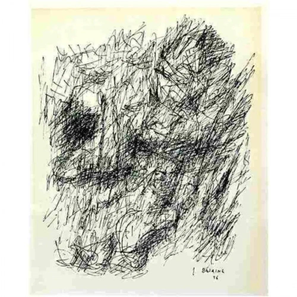 Lithograph Bazaine - Untitled