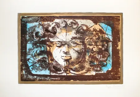 Lithograph Berman - Medusa I