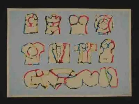 Screenprint Berrocal - Sans titre