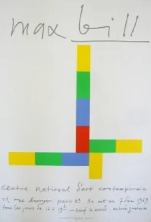 Poster Bill - Affiche exposition centre national d'art contemporain