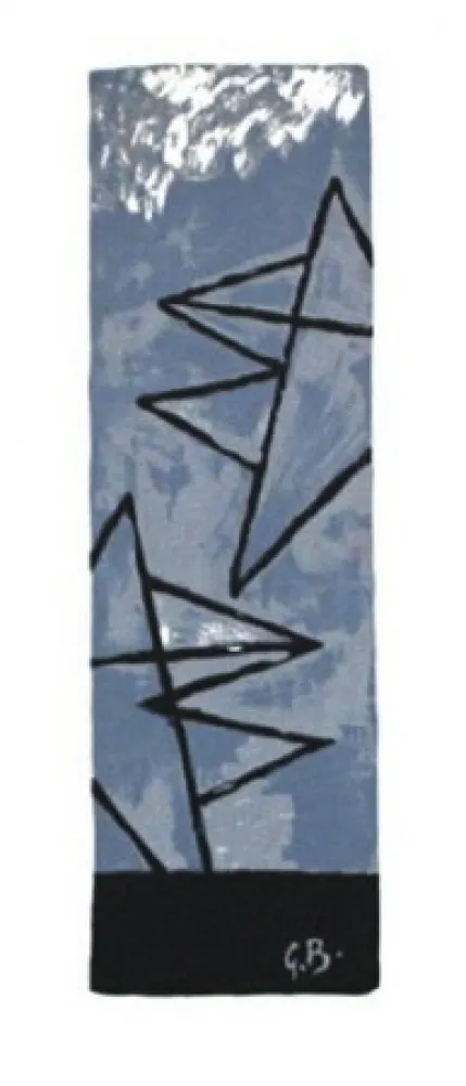 Lithograph Braque - Ciel gris II