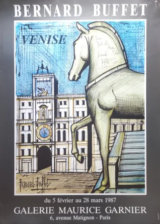 Offset Buffet - Venise du 5 février au 28 mars 1987. Galerie Maurice Garnier, 6,  avenue Matignon - Paris. 