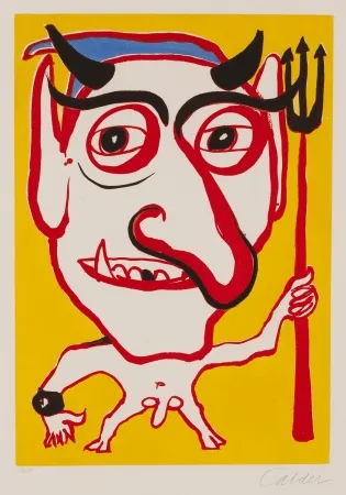 Etching And Aquatint Calder - Constantin Tacou