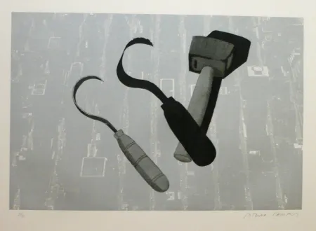 Etching And Aquatint Campeny - TOOLS SHADOWS SIGN
