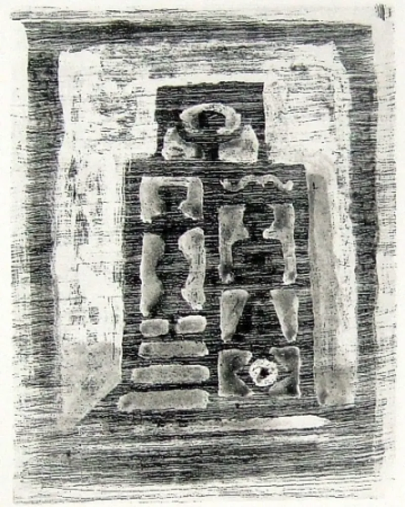 Etching And Aquatint Campigli - Il tempio delle donne
