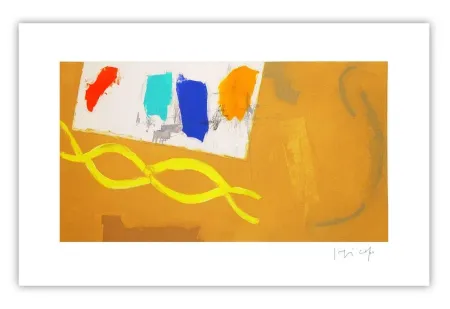 Etching Capa - Ocher and colors