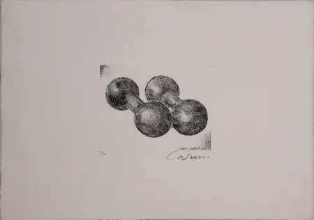 Etching And Aquatint Caruso - Due pesi, due misure