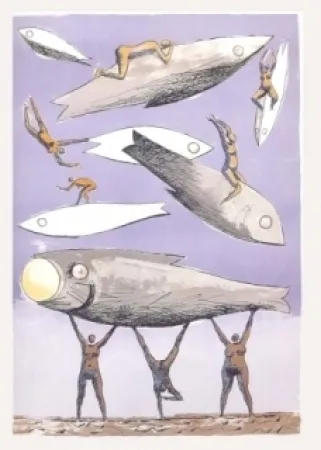 Lithograph Carybe - Sans titre