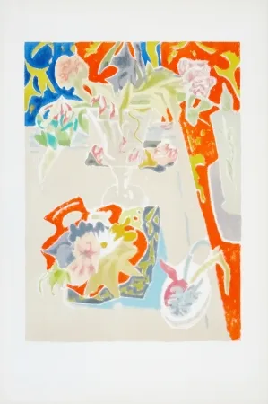 Lithograph Cavailles - Nature morte