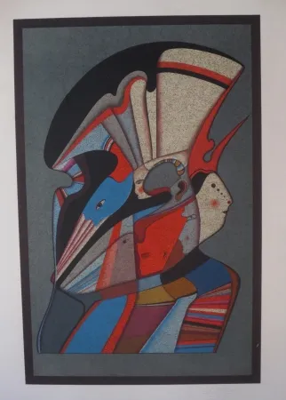 Lithograph Chemiakin - Sans titre