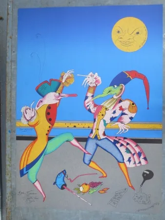 Lithograph Chemiakin - Sans titre