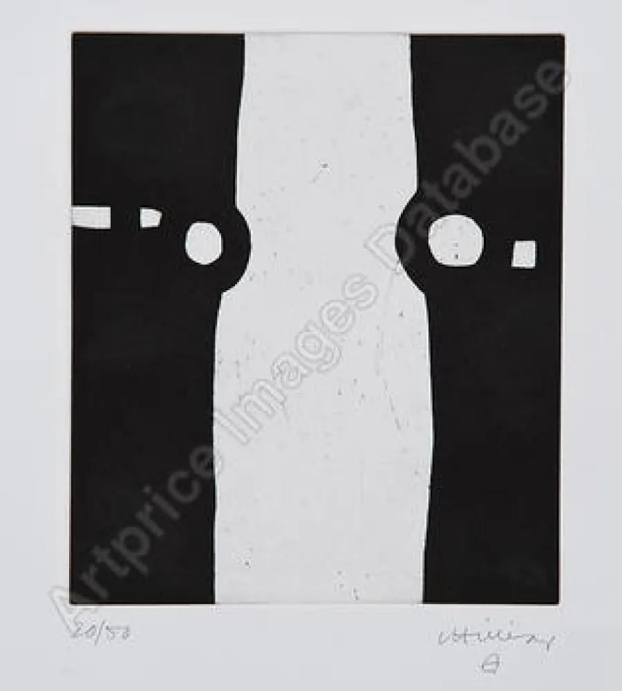 Engraving Chillida - Homenaje a Cristobal Balenciaga I