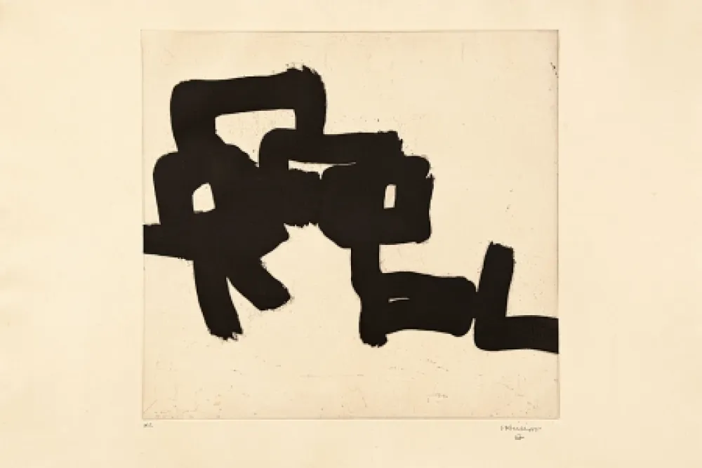 Engraving Chillida - Large Modulation