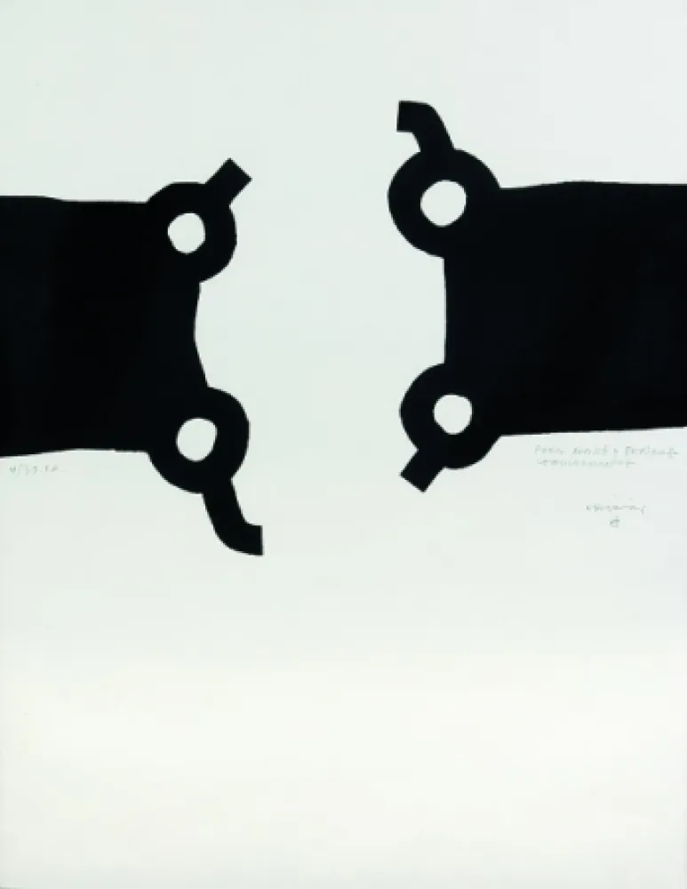 Screenprint Chillida - Olímpiada Seúl