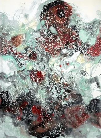 Lithograph Chu Teh Chun  - 春雪 --- NEIGE DE PRINTEMPS
