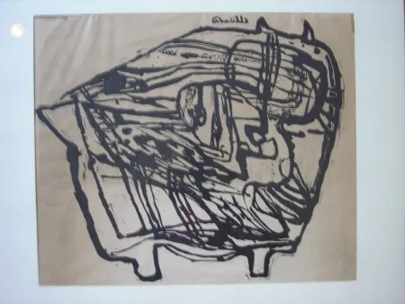 Lithograph Corneille - Untitled