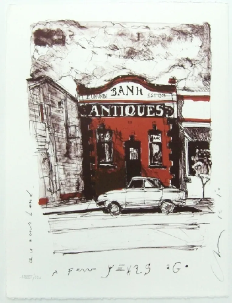 Lithograph Couture - Antique