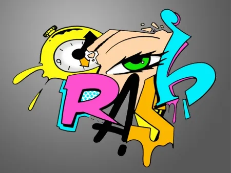 Screenprint Crash - Clock 1