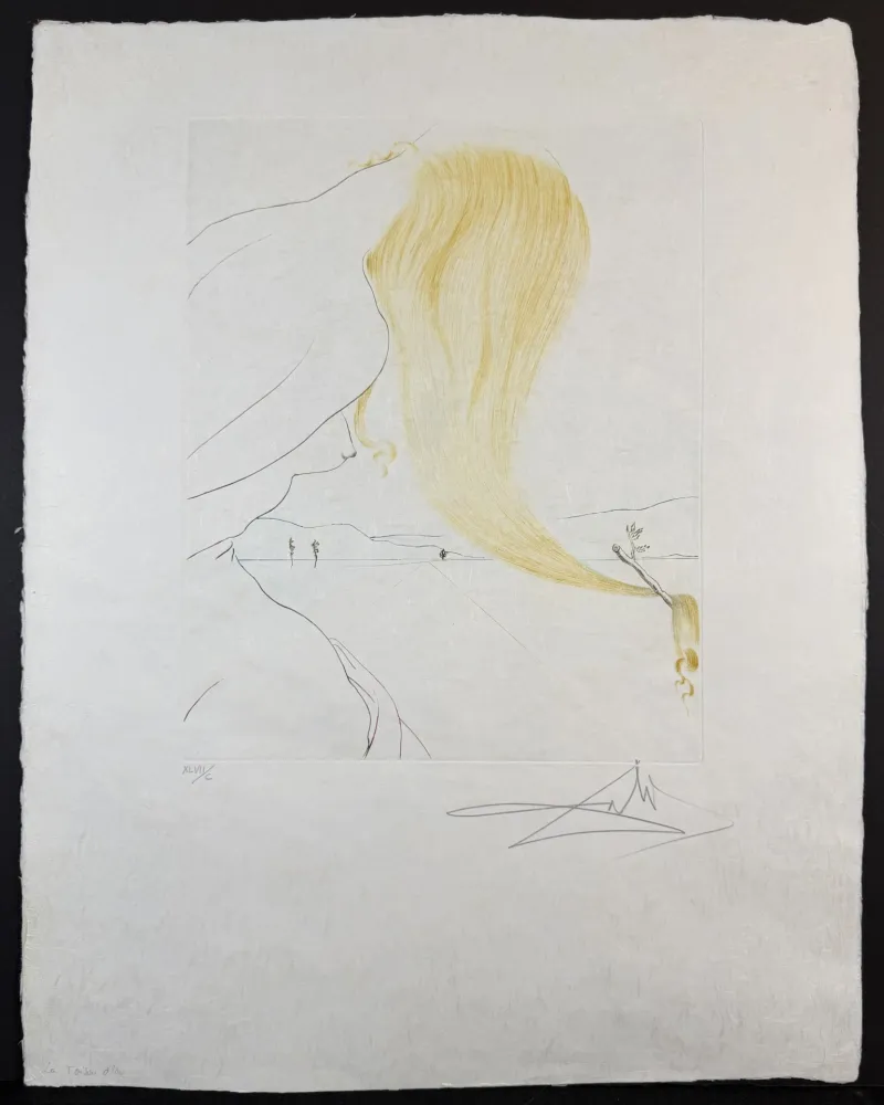Etching Dali - Arnella The Golden Fleece