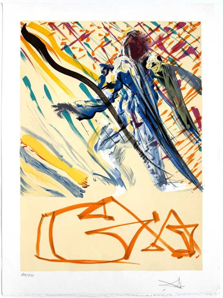 Lithograph Dali - La parola divina (The Divine Word)