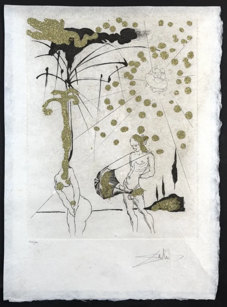 Etching Dali - Les Amours Jaunes The Rebel Poet