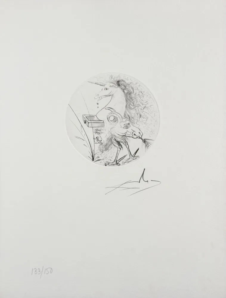 Etching Dali - Les Metamorphoses Erotiques