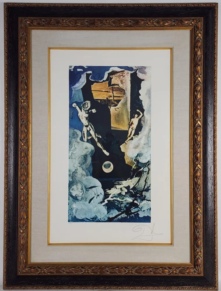 Lithograph Dali - Lyle Stuart The Tower