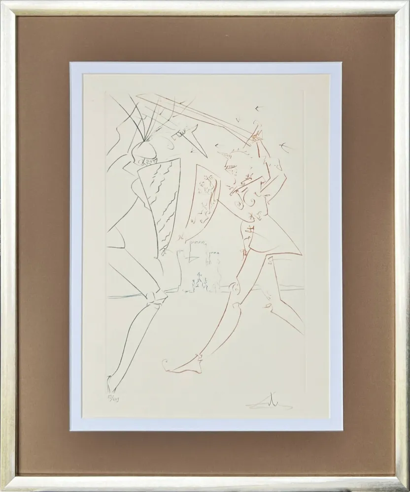 Drypoint Dali - The Pass of Gadalore