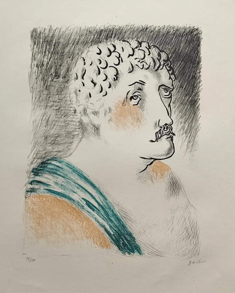 Lithograph De Chirico - Hebdomeros