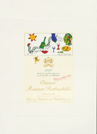 Lithograph De Saint Phalle - Cou Cou Philippine 